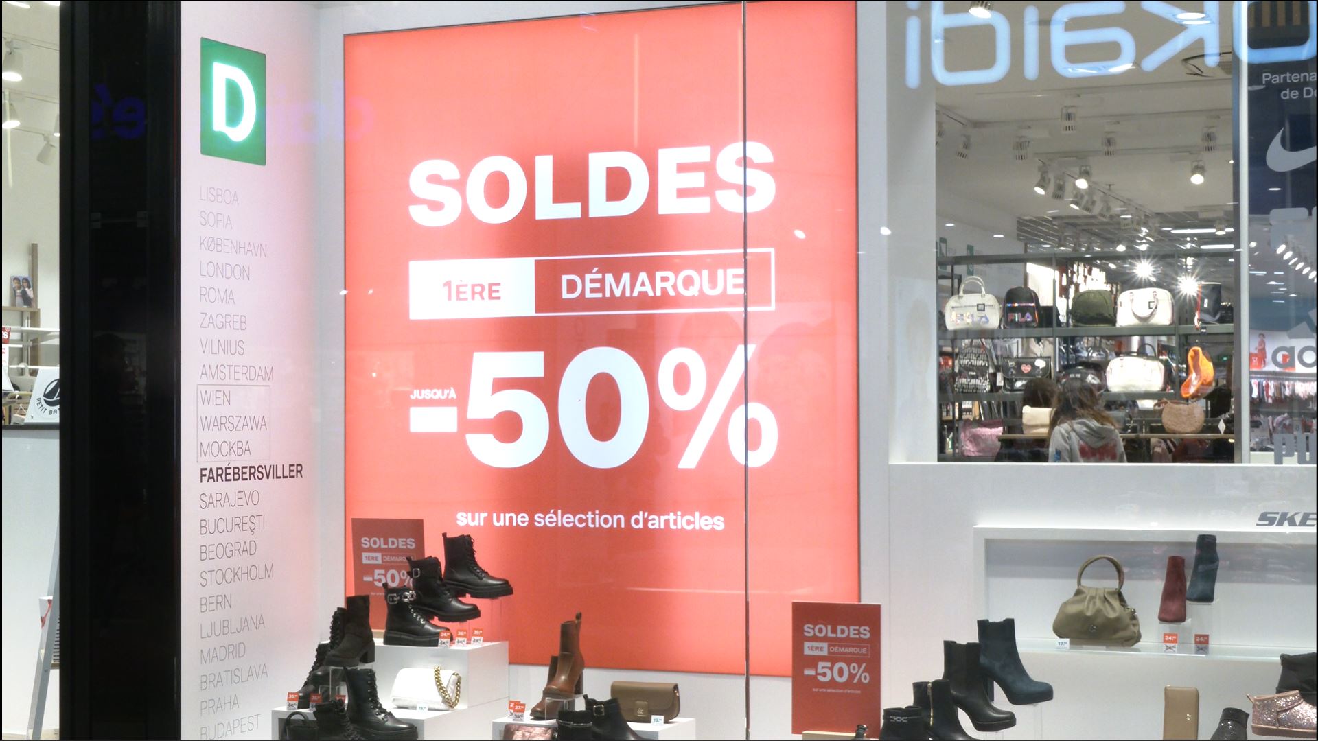 Coups d'envoi des soldes d'hiver TV8 MoselleEst