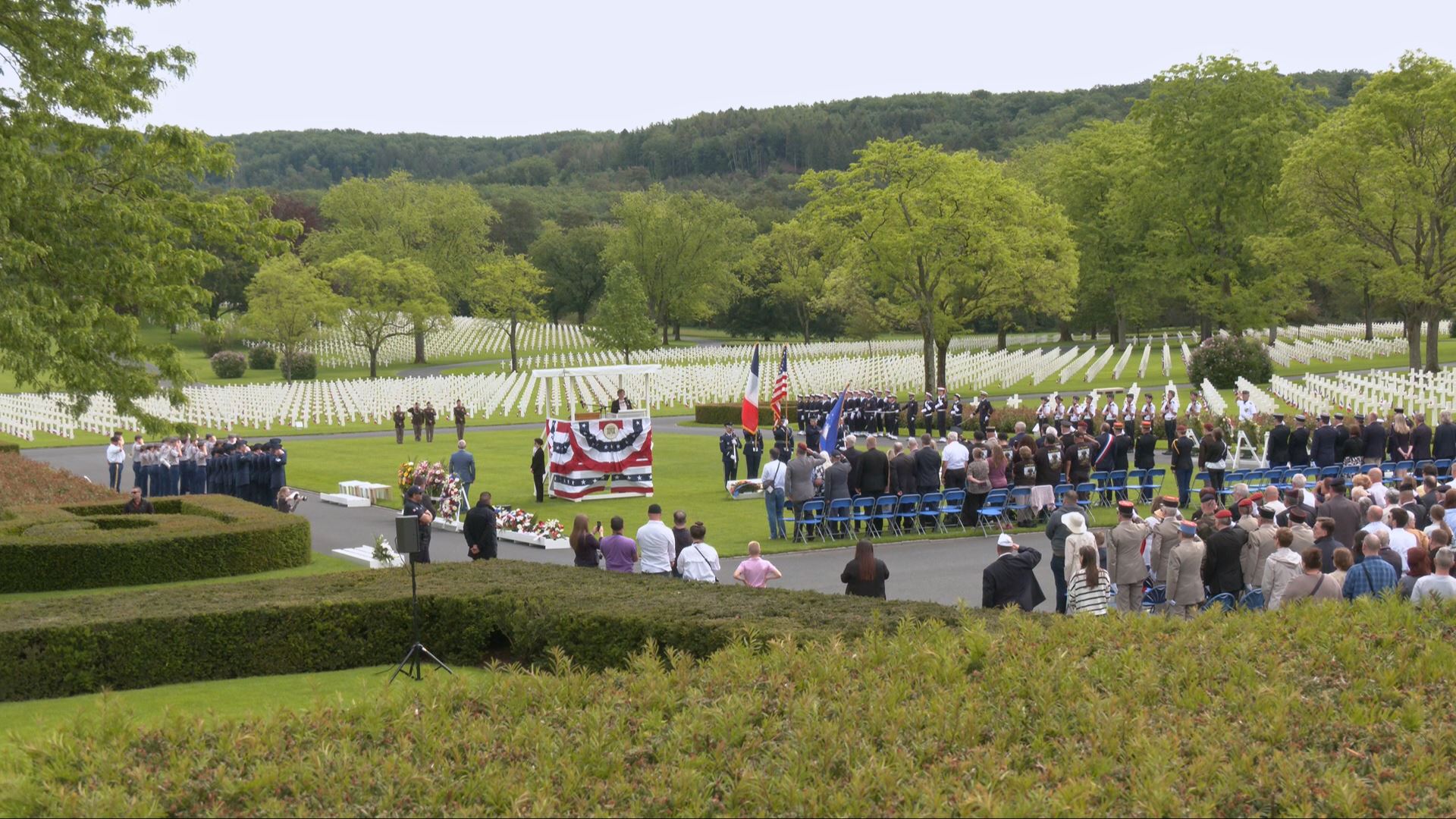 Commémoration du Mémorial Day à SaintAvold TV8 MoselleEst