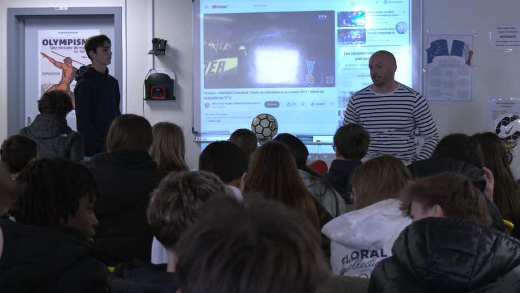 Semaine olympique et paralympique : quand des athlètes inspirent des collégiens