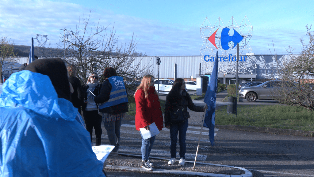 Forbach : mouvement de grève chez les anciens salariés de Cora