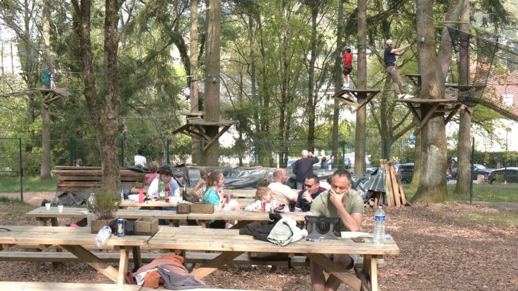 L’accrobranche réouvre au parc du Schlossberg à Forbach