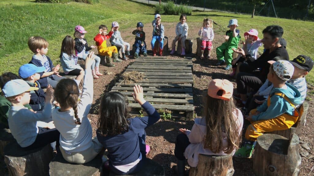 École maternelle de Betting : Une classe à ciel ouvert