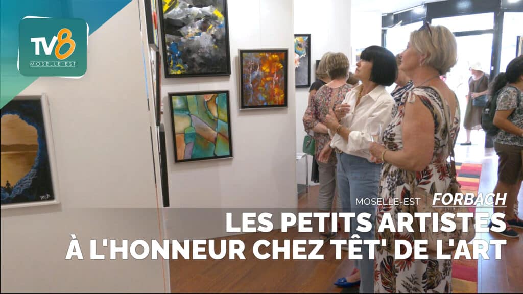 Les petits artistes à l'honneur chez Têt' de l'Art
