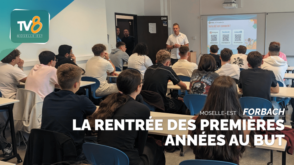 La rentrée des premières années à l'IUT de Forbach