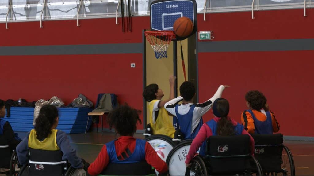 Behren-lès-Forbach : les enfants découvrent le handisport